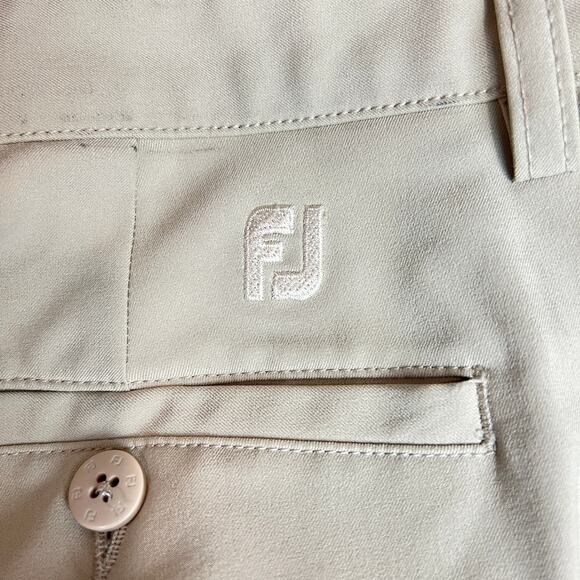 FOOT JOY Men’s Khaki  Golf Slacks   36/30 - Picture 4 of 7